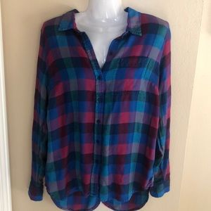 Women’s Lucky Brand size medium flannel shirt